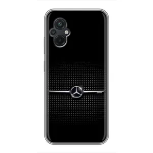 Силиконовый бампер с картинкой машины на Xiaomi POCO M5 (Mercedes)