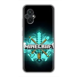 Чехол майнкрафт для Xiaomi POCO M5 (MineCraft 2)