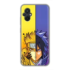Купить Чохли на телефон з принтом Anime для Xiaomi POCO M5 (Naruto Vs Sasuke)