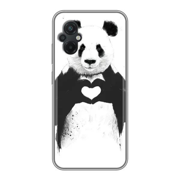 Чехол с рисунком «Панда» для Xiaomi POCO M5
