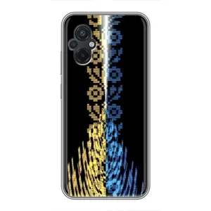 Силиконовый Чехол на Xiaomi POCO M5 (Патриотическая вышиванка)