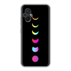 Чехол (ТПУ) с планетами на Xiaomi POCO M5 (Полнолуние)