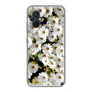 Чехол с ромашками на Xiaomi POCO M5 (Рамка в ромашках)