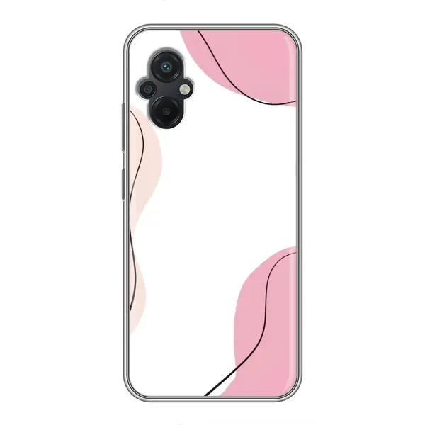 Чехол с рисунком «Розовый фон» для Xiaomi POCO M5 Чехол с рисунком «Розовый фон» для Xiaomi POCO M5