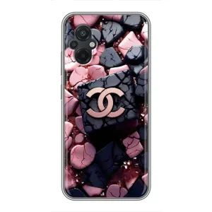 Чохол (Dior, Prada, YSL, Chanel) для Xiaomi POCO M5 (Шанель)
