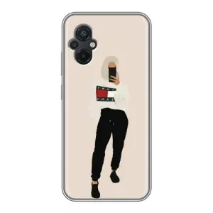 Силіконовый Чохол на Xiaomi POCO M5 з картинкой Модных девушек (Стильна)