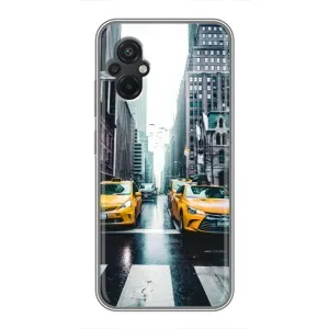 Силиконовый бампер (Работники) на Xiaomi POCO M5 (Такси)