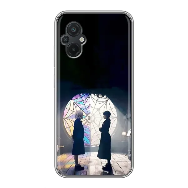 Чехол с рисунком «Уэнсдей и Энди» для Xiaomi POCO M5 Чехол с рисунком «Уэнсдей и Энди» для Xiaomi POCO M5