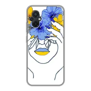Чехол на Xiaomi POCO M5 Украинский дизайн (Украинка на всю голову)