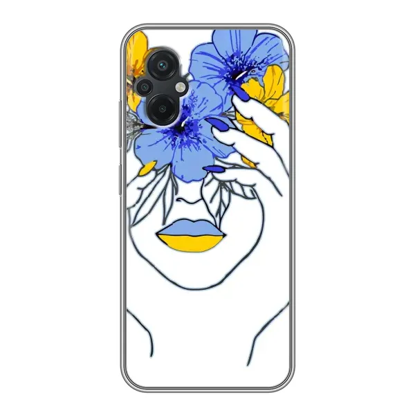 Чехол с рисунком «Украинка на всю голову» для Xiaomi POCO M5 Чехол с рисунком «Украинка на всю голову» для Xiaomi POCO M5