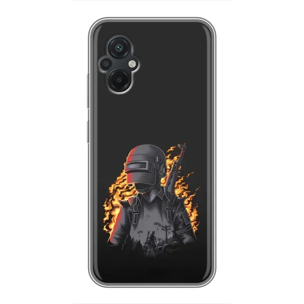Чехол с рисунком «В огне» для Xiaomi POCO M5 Чехол с рисунком «В огне» для Xiaomi POCO M5