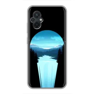 Літній Чохол на Xiaomi POCO M5 (Синій Водоспад)