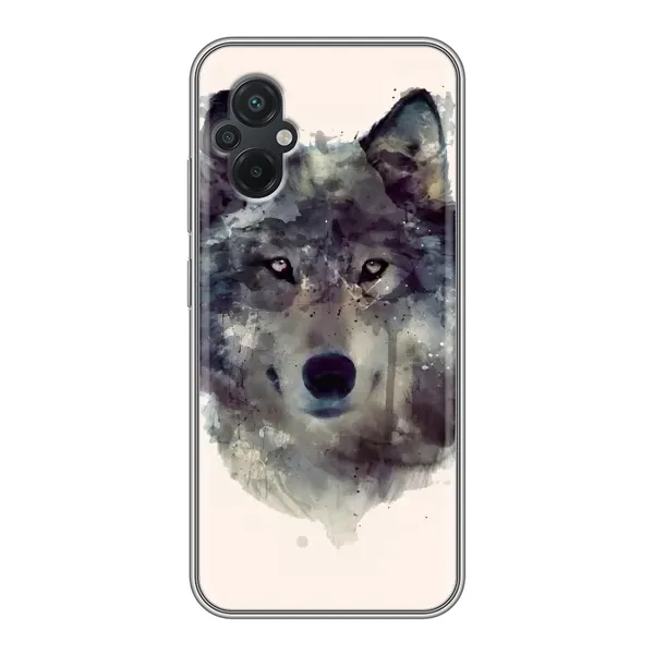 Чехол с рисунком «Волк» для Xiaomi POCO M5 Чехол с рисунком «Волк» для Xiaomi POCO M5