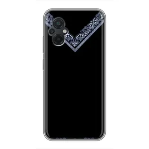 Силиконовый Чехол на Xiaomi POCO M5 (Воротник вышиванки)