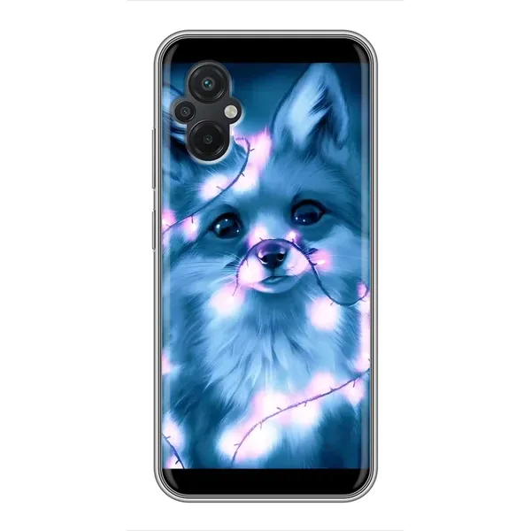 Чехол с рисунком «Яркая Лиса» для Xiaomi POCO M5 Чехол с рисунком «Яркая Лиса» для Xiaomi POCO M5