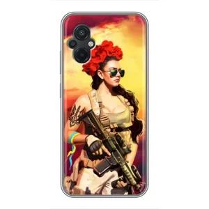 ЗСУ Чохли (TPU) для Xiaomi POCO M5 (Жінка солдат)