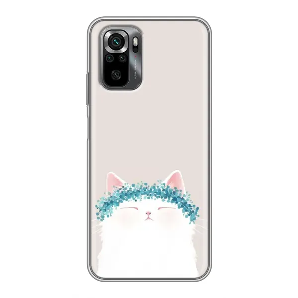 Чохол з малюнком «Білий котик» для Xiaomi POCO M5s Чохол з малюнком «Білий котик» для Xiaomi POCO M5s