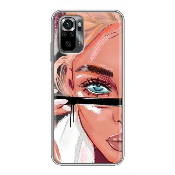 Чехол с рисунком «Девушка и ресницы» для Xiaomi POCO M5s Чехол с рисунком «Девушка и ресницы» для Xiaomi POCO M5s