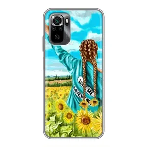 Чохол Стильні дівчата на Xiaomi POCO M5s (Дівчина на полі)