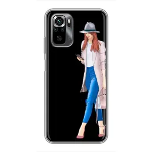 Чохол з картинкою Модні Дівчата Xiaomi POCO M5s (Дівчина з телефоном)