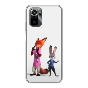 Силиконовый чехол с принтом Зоотрополіс для Xiaomi POCO M5s (Джуди и Ник)