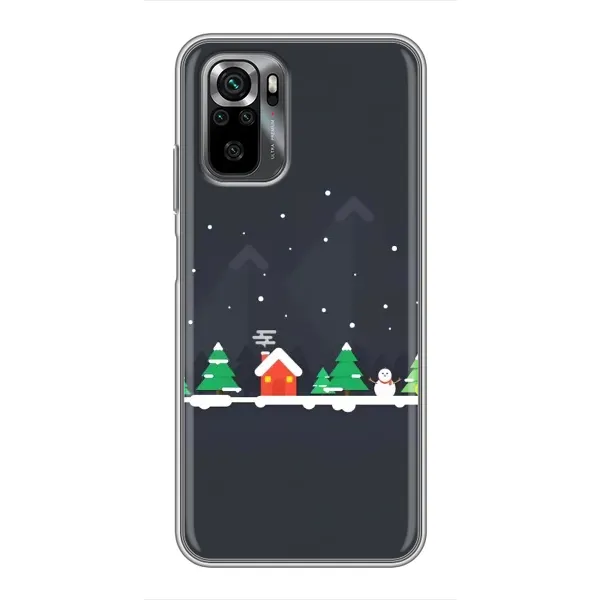 Чехол с рисунком «Город зимний» для Xiaomi POCO M5s Чехол с рисунком «Город зимний» для Xiaomi POCO M5s