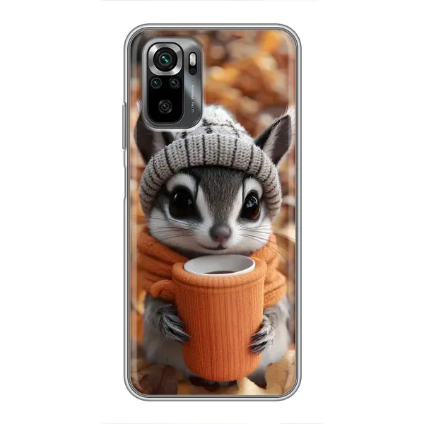 Чехол с рисунком «Грызунчик с кофе» для Xiaomi POCO M5s Чехол с рисунком «Грызунчик с кофе» для Xiaomi POCO M5s