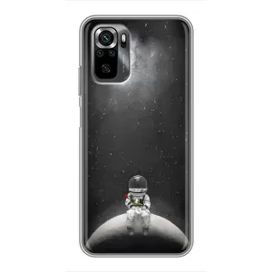 Силіконовый Чохол з принтом "Космонавти" на Xiaomi POCO M5s (Космонавт романтик)