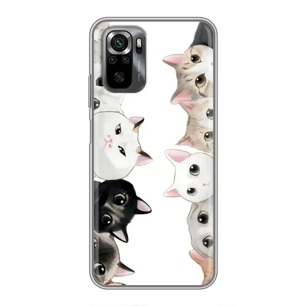 Чехол с рисунком «Коты» для Xiaomi POCO M5s