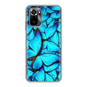 Силиконовый бампер с картинкой животных для Xiaomi POCO M5s (Крылья бабочек)