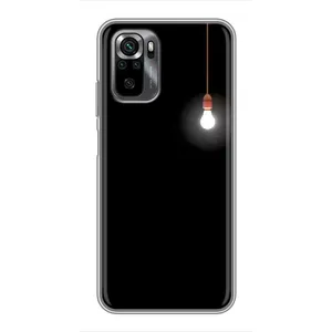 Чохол з картинками на чорному фоні для Xiaomi POCO M5s (Лампочка)