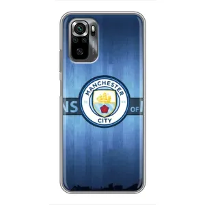 Силиконовые Чехлы принт Футбол на Xiaomi POCO M5s (ManCity)