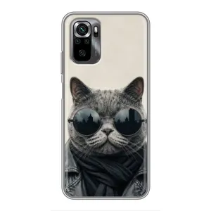 Чехол на тематику: Коты для Xiaomi POCO M5s (Модный кот)