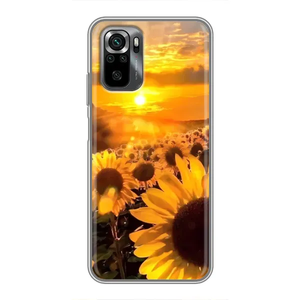 Чехол с рисунком «поле подсолнухов» для Xiaomi POCO M5s