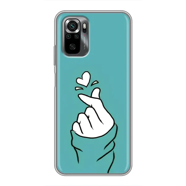 Чохол з малюнком «Сердечко на бірюзовому» для Xiaomi POCO M5s Чохол з малюнком «Сердечко на бірюзовому» для Xiaomi POCO M5s