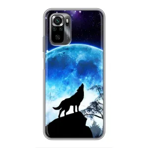 Чехол с Волком на Xiaomi POCO M5s (Воет на луну)