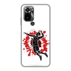 Чохли з прінтом Спортивна тематика для Xiaomi POCO M5s (Волейболіст)
