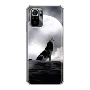 Чехол с Волком на Xiaomi POCO M5s (Волк и луна)