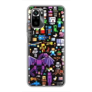 Чохол майнкрафт для Xiaomi POCO M5s (Усі персонажі)