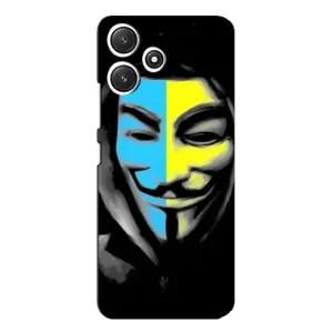 Чехол с Украинской символикой на Поко М6 Про (5G) (Анонимус патриот)