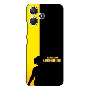 Чехол (TPU) с картинкой "Лого Пабг" на Поко М6 Про (5G) (Battlegrounds)