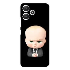 Мультяшный принт на Чехол для Поко М6 Про (5G) (Бос)