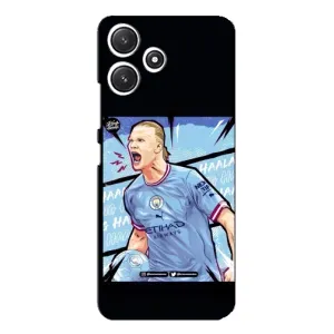 Чехлы с принтом для Xiaomi POCO M6 Pro (5G) Футболист (гол Эрлинг Холланд)