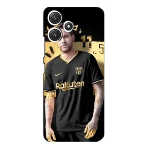 Силиконовый Чехол Xiaomi POCO M6 Pro (5G) (Gold Neymar)