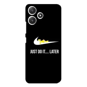 Силиконовый Чехол на Xiaomi POCO M6 Pro (5G) с картинкой Nike (Later)