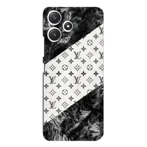 Чехол Стиль Louis Vuitton на Xiaomi POCO M6 Pro (5G) (LV на белом)
