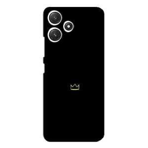 Чохол (Корона на чорному фоні) для Поко М6 Про (5G) (Міні корона)