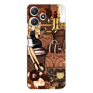 Чехол Стиль Louis Vuitton на Xiaomi POCO M6 Pro (5G) (Мода Луи Виттон)