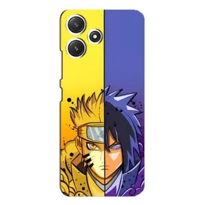 Купить Чехлы на телефон с принтом Anime для Xiaomi POCO M6 Pro (5G) (Naruto Vs Sasuke)