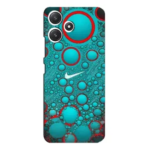 Силиконовый Чехол на Xiaomi POCO M6 Pro (5G) с картинкой Nike (Найк зеленый)